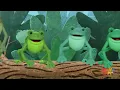 Five Little Speckled Frogs featuring Frog Puppets! | Kids Song | Super Simple Songs