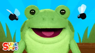 Five Little Speckled Frogs Featuring Frog Puppets Kids Song Super Simple Songs 