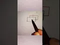 easy way to draw rectangular prism