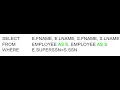 Qualify attribute name Aliases SQL