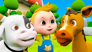 Knock, Knock, Who's There? ✨Old MacDonalds Compilation | Toddler Learning Song | KiKy Nursery Rhymes