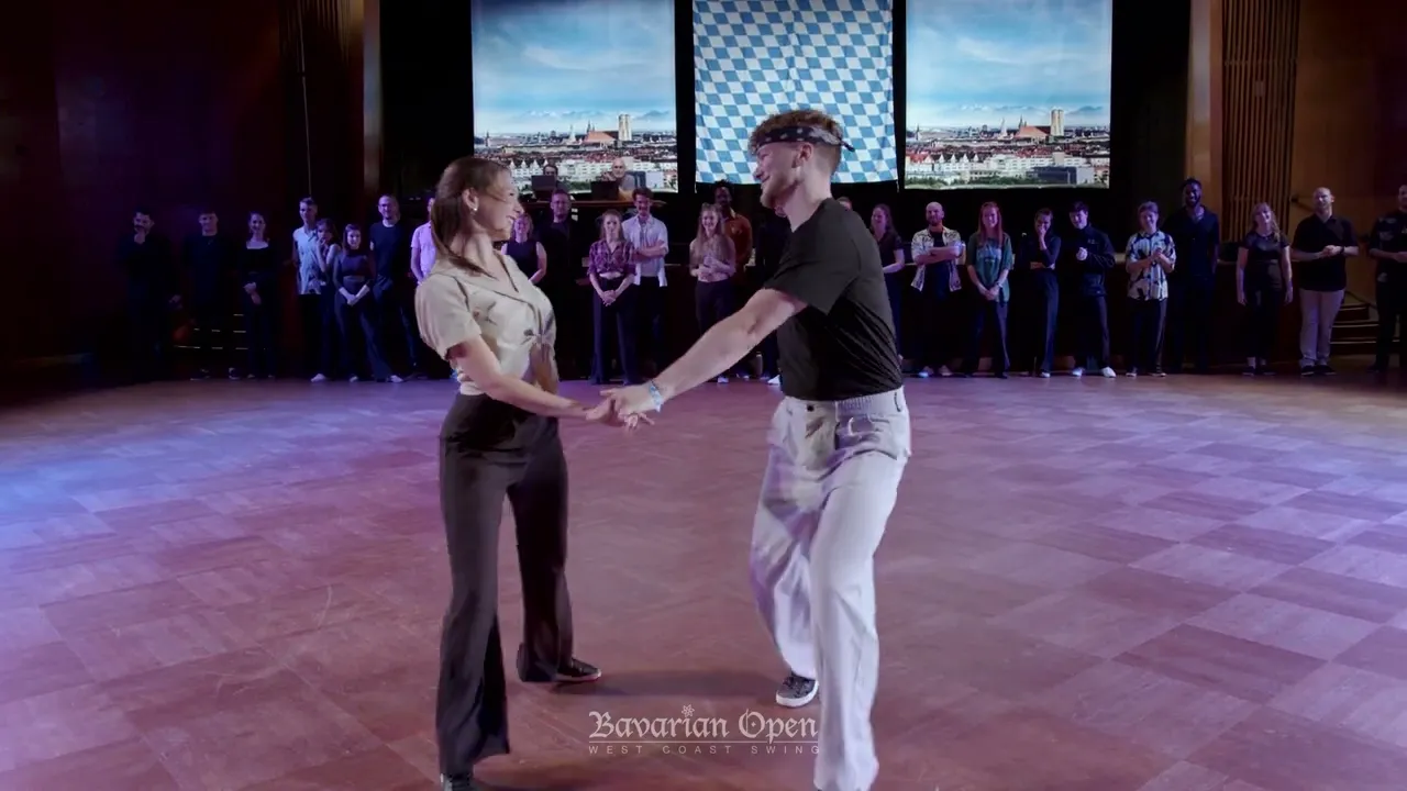 Victor Aitman & Kaja Wierucka - 4th place Advanced Jack&Jill Finals - Bavarian Open 2024