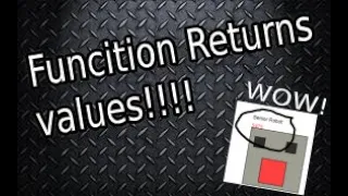 Lesson 10 - Function Return Values JavaScript