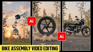 Bike Assembly Video Editing in AI | Viral AI Bike Transformation Editing | AI Video Editing Tutorial