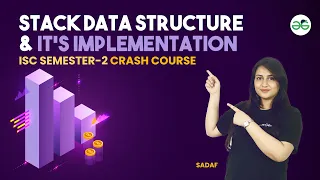 Stack Data Structure it s Implementation ISC Semester-2 Crash Course Java Sadaf Khan