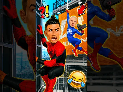 Ronaldo Achou Que Era o Único Homem-Aranha 😂
