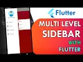 Flutter Multi Level Sidebar Navigation Drawer Flutter UI Design Tutorial