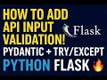 How to Add API Input Validation using Pydantic in Python Flask