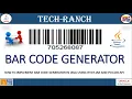 Live Demonstration of Bar Code Generator in Java Practice Projects TechRanch