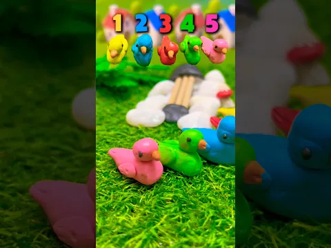 Colors and Numbers Learning song🐣 #shorts #nurseryrhymes  #dudidudidam