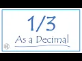 Write the as a Decimal