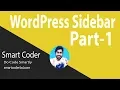 WordPress Theme Development Bangla Tutorial for Beginners Full Step By Step - Sidebar Part 21