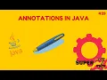 Java Programming Series Episode 39 Annotations In Java