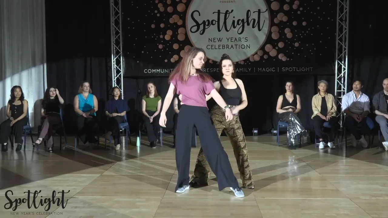 Spotlight New Year's Celebration 2024/2025 Novice Jack & Jill Laynee Day & Anna Hamre