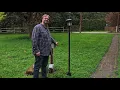 Installing Decorative Solar Lamp Post Lights in My Yard - Walsport