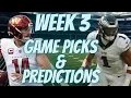 NFL Week 3 Predictions and Picks ESPN Pick em Week 3