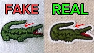 How to spot a FAKE Lacoste polo shirt vs Real 2024