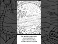 Coastal Harmony Inspirational Quotes Stained Glass Coloring Book