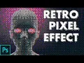 Retro Pixel Look dither effect Photoshop Tutorial