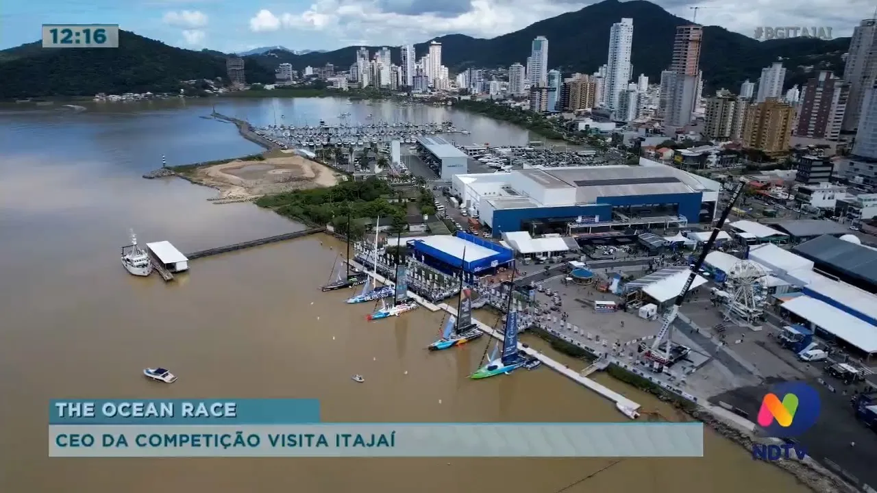 BG Esporte: The Ocean Race, Ceo da competição visita Itajaí