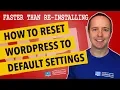Reset Wordpress To Default