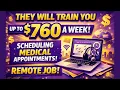 Beginner Friendly Approved Scheduling Medical Appointments From Home No Degree Remote Job