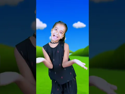 आसमान में चमकी बिजली ⚡☔ | छतरी लेकर अनाया निकली | Hindi Nursery Rhyme for Kids |#hindirhymes #shorts