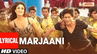Lyrical Marjaani Song Billu Shahrukh Khan Kareena Kapoor Sukhwinder Singh Sunidhi Chauhan 