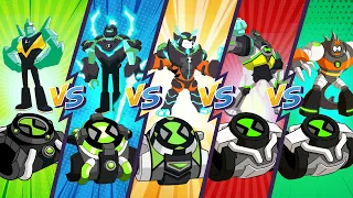 تطور الاومنتركس في كرتون بن تن ريبوت ساعة الموسم الخامس هي الاقوي 