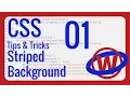 CSS Tips Tricks 01 - How To Make A Striped Background