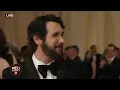 Josh Groban walks the Oscars red carpet ahead of performance