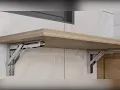 Wall Mounted Stainless Steel Folding shelf Bracket