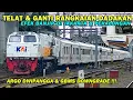 Lagu KAI ARGO DWIPANGGA DOWNGRADE \u0026 TELAT!! Perjalanan Kereta Api Kacau Efek Banjir Pekalongan \u0026 Jakarta