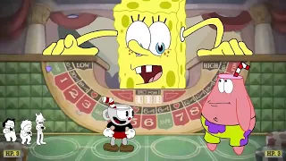 Spongebob In Cuphead Ft OneyPlays 3LAMESTUDIO 