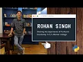Rohan sharing his experience of certification course Python 3 with projects