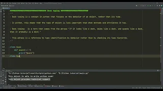 102 - OOP XVI Duck Typing