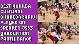 yoruba cultural dance choreography on speaker for sec school messiah olorunkonla mimo song 