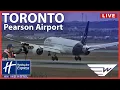 LIVE Plane Spotting at Toronto Pearson YYZ Holiday Inn Express Exclusive View Aug 18