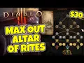 Don t get stuck - Max out your Altar of Rites in Diablo 3