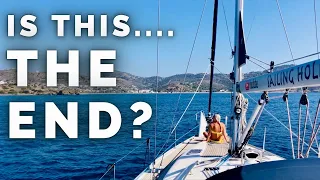 THE END OF BOAT LIFE?! Leros Island, Greece 🇬🇷