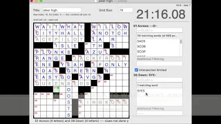 Crossword Construction Joker High