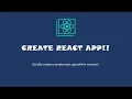 START WITH REACT IN 6 MINS Create-React-App