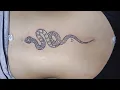 Snake Spine Back Tattoo Time Lapse