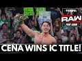 Download Lagu John Cena's Wins The IC Tite At WWE Raw In Boston | 11/10/25 Full Show Review \u0026 Highlights w/ SRS