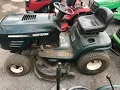 How to replace the blade belt on a sears craftsman lawn tractor