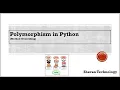 13 Polymorphism in Python Explained using an Example