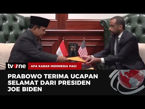 Presiden Joe Biden Ucapkan Selamat ke Prabowo
