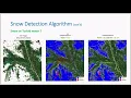 Mapping snow from space in the Cloud