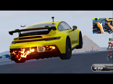 Download MP3 THIS 4000hp Porsche 911 GT3 Flys At 600MPH - MKs 12 Lane HighHP SERVER!!