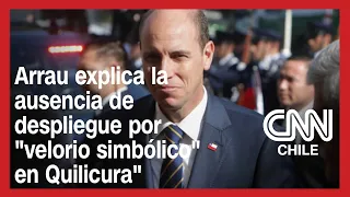 Ministro Arrau admite que velorio simbólico en Quilicura "fue una situación inesperada"